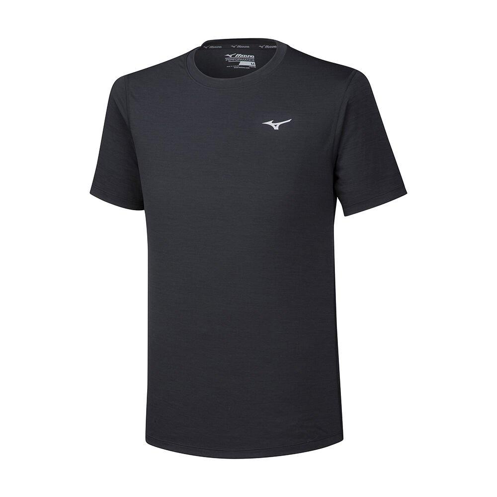 Mizuno Men's T-Shirts Black Impulse Core Apparel - J2GA751909